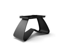 W-Gestell Metall Schwarz für Tischplatten ab 200 cm