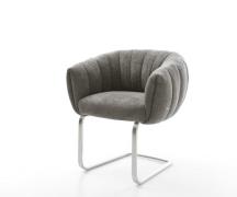 Freischwinger Jada-Flex Bouclé Soft Schlamm Freischwinger flach Edelst...