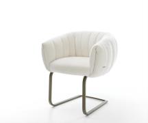 Freischwinger Jada-Flex Bouclé Soft Beige Freischwinger flach Effektfi...