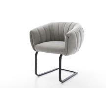 Freischwinger Jada-Flex Strukturstoff Soft Grau Freischwinger flach Sc...