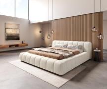 Polsterbettgestell Cutio 180x200 cm Bouclé Soft Beige