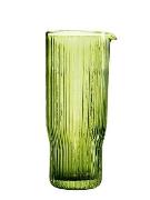 Riffle Karaffe / 1 Liter - Glas - & klevering - Grün