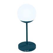 Mooon! Lampe ohne Kabel / H 63 cm - Bluetooth - Fermob - Blau
