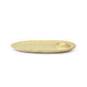 Flow Teller / Mit Eierbecher - 23 x 14 cm - Ferm Living - Gelb