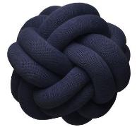 Kissen Knot textil blau - Design House Stockholm - Blau