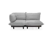 Paletti set Sofa / 2-Sitzer - Armlehne links / L 180 cm - Fatboy - Gra...