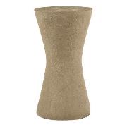 Vase Earth papierfaser braun beige / Ø 26 x H 47 cm - Recyceltes Pappm...