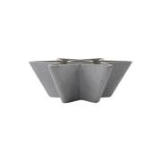 House Doctor - Mold Star Candle Holder Grey