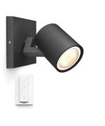 Philips Hue - Runner Hue Spot m/Switch White Amb. Black