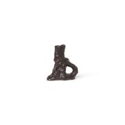 ferm LIVING - Dito Candle Holder Single Dark Brown