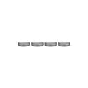 Ferm Living - Ripple Serving Bowls Set of 4 Smoked Grey