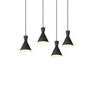 Lindby - Savrini 4 Pendelleuchte Black