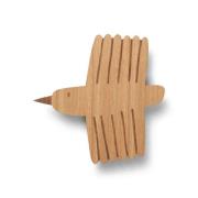 Ferm Living - Bird Wandleuchte Oiled Oak