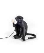 Seletti - Monkey Sitting Außen Tischleuchte Schwarz Seletti