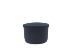 Normann Copenhagen - Hide Storage Pouf Small Steel Blue