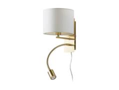 Lindby - Florens Wandleuchte White/Brass