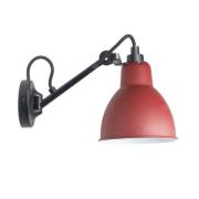 Lampe Gras - 104 Wandleuchte Schwarz/Rot Lampe Gras