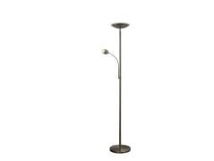 Lindby - Malea LED Stehleuchte w/Arm Matt Nickel