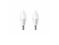 WiZ - Leuchtmittel Smart TW 4,9W 470lm 2700-6500K 2-pack Kerzen E14