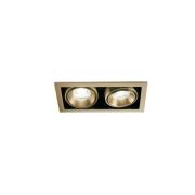 Light-Point - Ghost 2 Einbauspots 2x6W 2700/3000K Brass