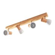 Lindby - Thorin 4 Deckenleuchte Wood/White