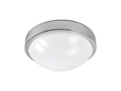 Lindby - Elucio Deckenleuchte IP44 Opal/Chrome