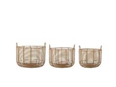 Bloomingville - Mekkel Basket 3 pcs. Nature