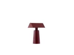 &Tradition - Caret MF1 Portable Tischleuchte Dark Burgundy