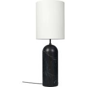 GUBI - Gravity XL High Stehleuchte Black Marble/White