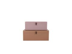 House Doctor - Metal Storage Beige/Rosa House Doctor