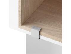 Muuto - Mini Stacked Storage System Extra Clips (1 pcs.) Grey Muuto