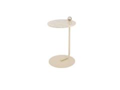 AYTM - Castellum Side Table Ø40xH60 Hell Sand/Travertine