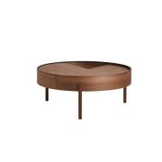 Woud - Arc Coffee Table Ø89 Walnut