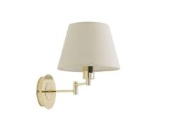 Lindby - Pola Wandleuchte Cream/Polished Brass