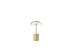 Nuura - Blossi Portable Tischleuchte Mini Nordic Gold/Clear