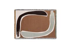 Ferm Living - Pose Tapestry Blanket Coffee