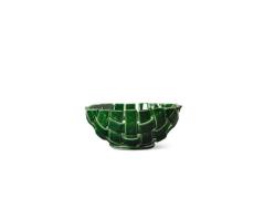 Ferm Living - Plait Bowl Ø24 Emerald Grün