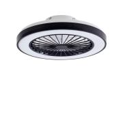 Lindby - Teleo LED Deckenventilator Schwarz