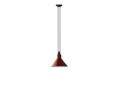 Lampe Gras - 322 L Pendelleuchte Konisch Rot Lampe Gras