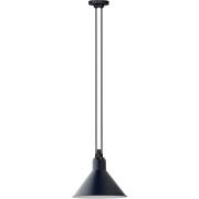 Lampe Gras - 322 L Pendelleuchte Konisch Blau Lampe Gras