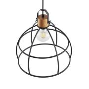 Lindby - Flintos Pendelleuchte Black/Wood