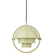 GUBI - Multi-Lite Pendelleuchte Small Brass/Desert Sage