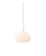 Muuto - Fluid Pendelleuchte Ø23 Opal White