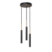 Konsthantverk - Stav Cluster Pendelleuchte Black/Brass