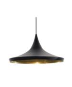 Tom Dixon - Beat Light Wide LED Pendelleuchte Schwarz