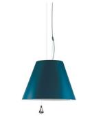 Luceplan - Costanza Pendelleuchte Up/Down Petrol Blue