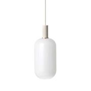 Ferm Living - Collect Pendelleuchte Opal Tall Low Light Grey