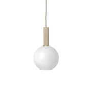 Ferm Living - Collect Pendelleuchte Opal Sphere High Cashmere