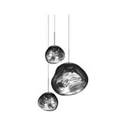 Tom Dixon - Melt Trio Round LED Pendelleuchte Chrom