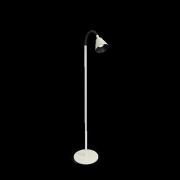 Floor lamp Relief pearl white / matt black (Weiß)